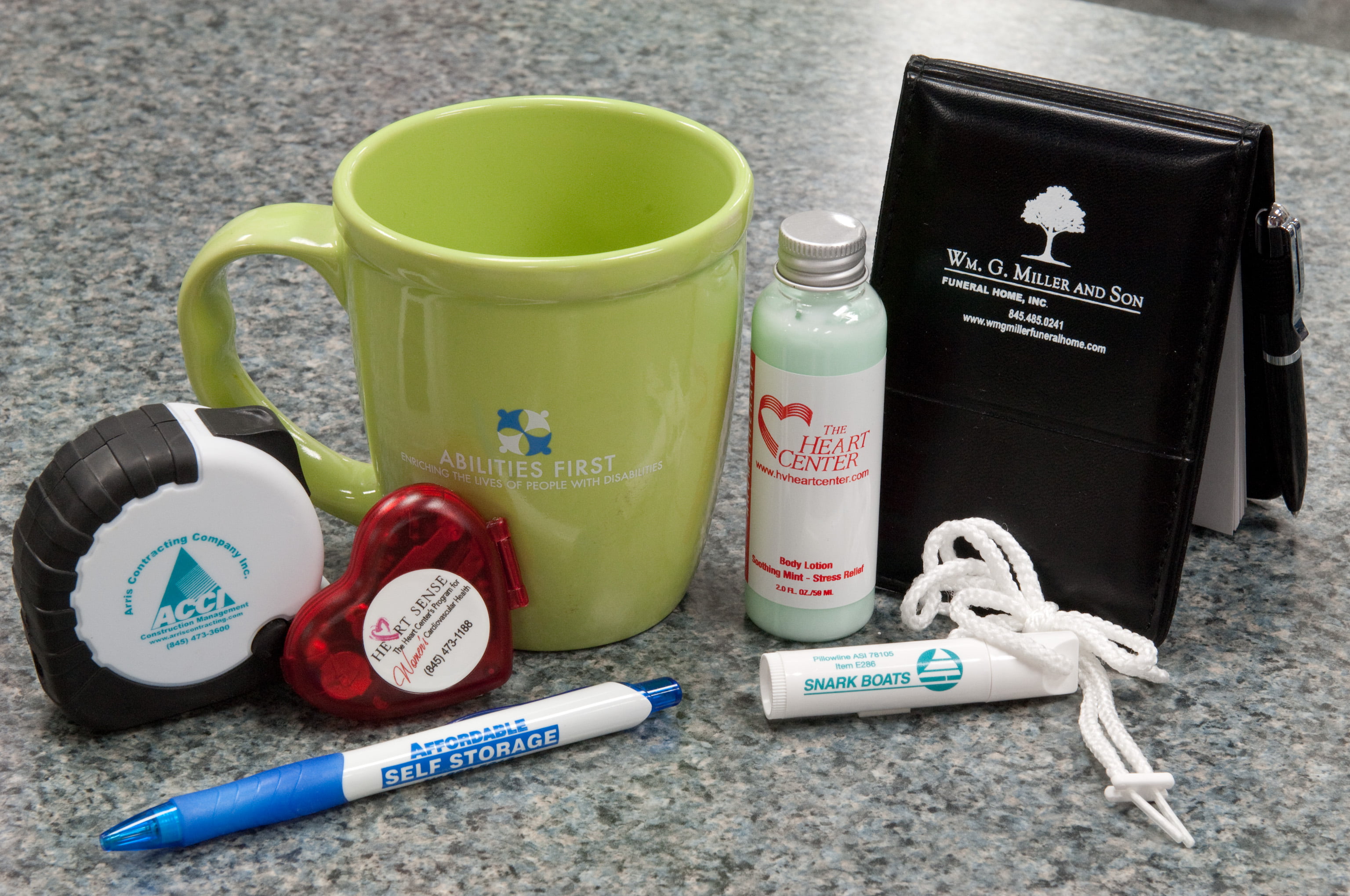 Promotional Products, Giveaways, Mugs, Pens