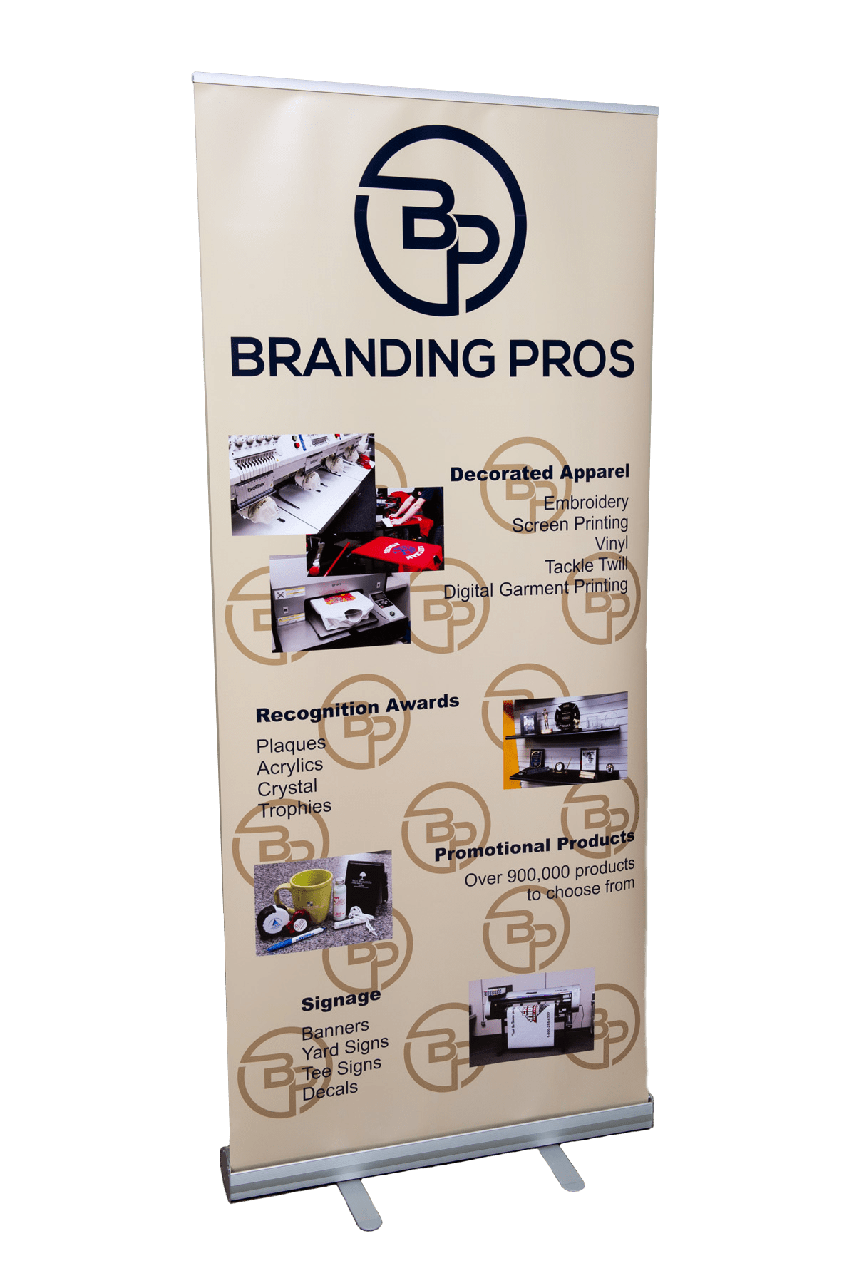 banner example - Embroidery | Promotional Products | Awards
